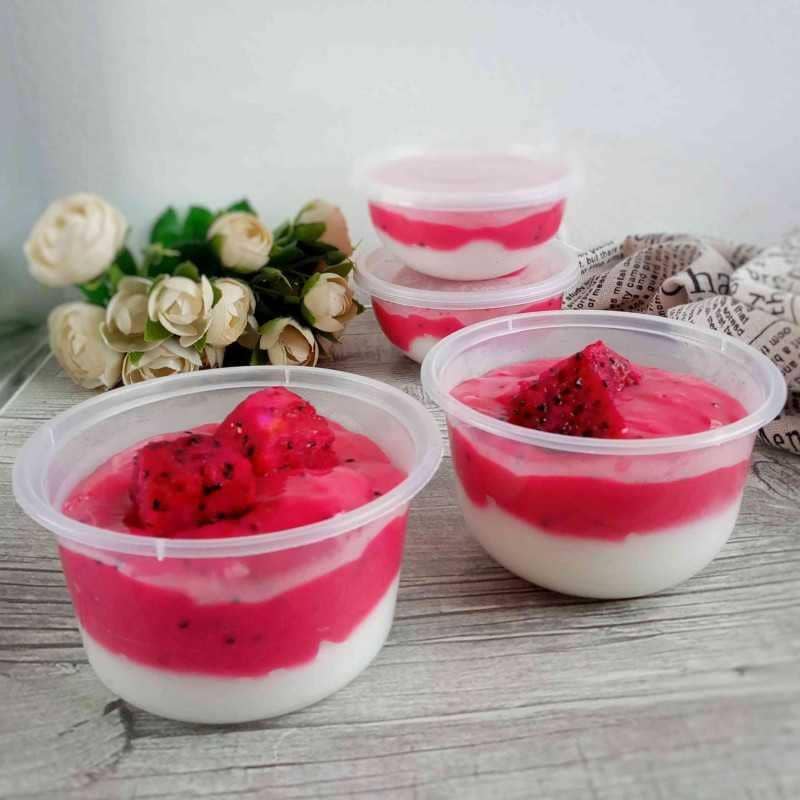 ilustrasi bubur sumsum buah naga (Yummy/Agie Rianda)