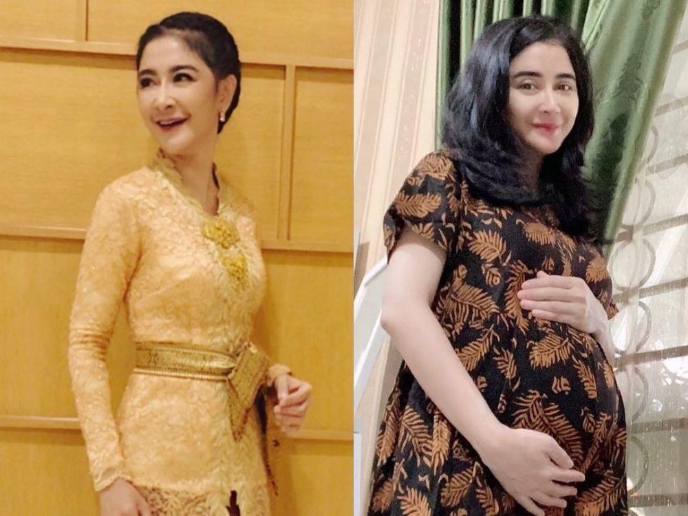 Naik 13kg, 10 Foto Terbaru Uut Permatasari yang Segera Melahirkan