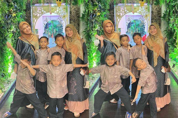 potret Mommy ASF dan keempat anaknya (instagram.com/ecaprasetya)
