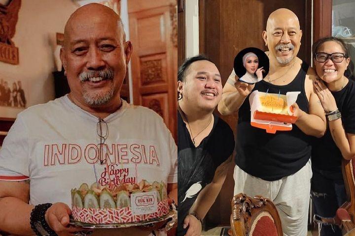Sederhana Tapi Penuh Makna, 10 Potret Ulang Tahun Indro Warkop Ke-64