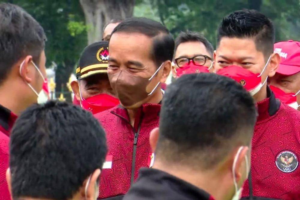 Presiden Jokowi lepas Tim Indonesia Menuju Sea Games Vietnam (youtube.com/Sekretariat Presiden)
