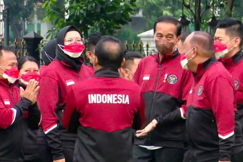 Presiden Jokowi lepas Tim Indonesia Menuju Sea Games Vietnam (youtube.com/Sekretariat Presiden)