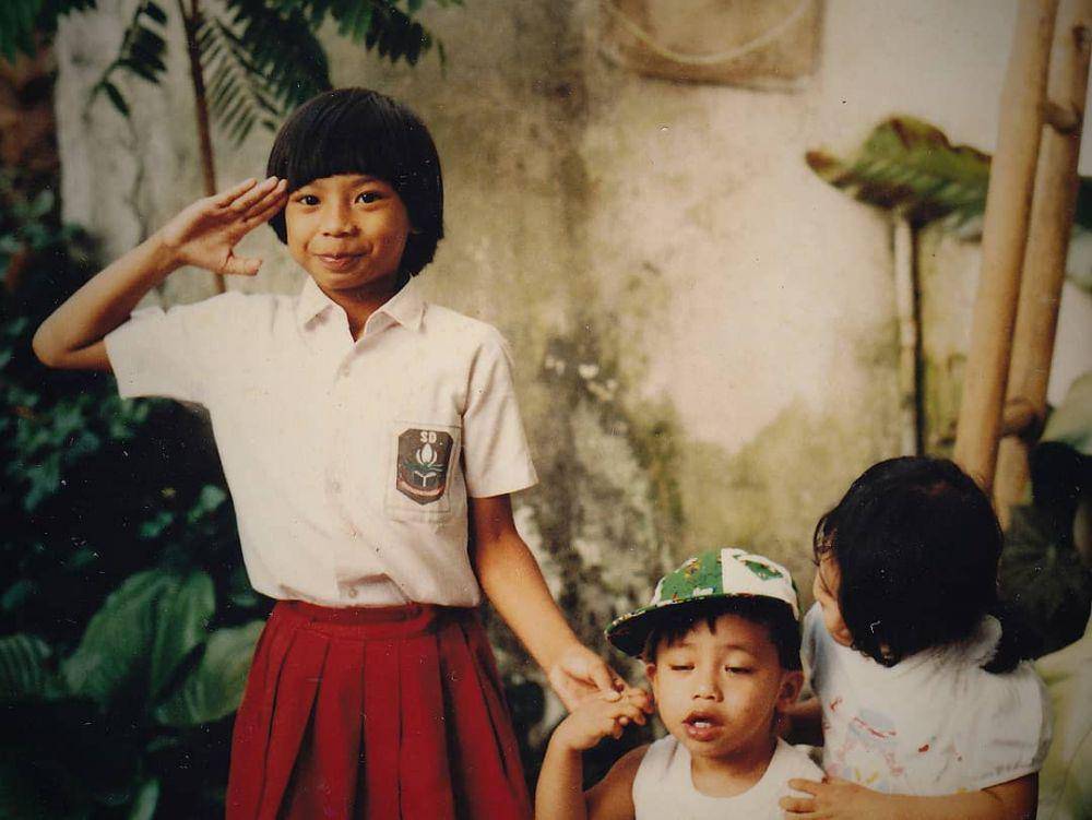 potret lawas masa kecil Shareefa Daanish (Instagram.com/shareefadaanish)