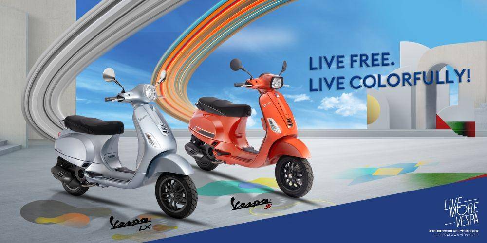 Warna baru Vespa LX dan Vespa S (Piaggio Indonesia)