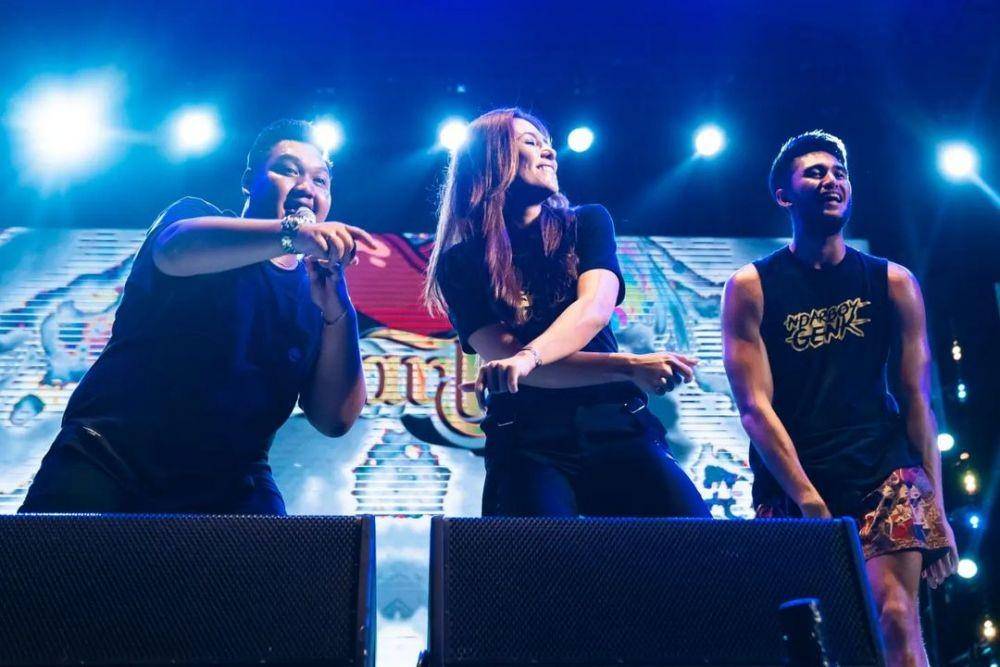 Wulan Guritno dan Sabda dangdutan (Instagram.com/sabdaahessa/)