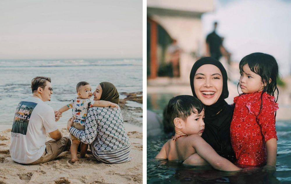 potret keluarga artis (instagram.com/zaskiasungkar15 | instagram.com/ratnagalih)