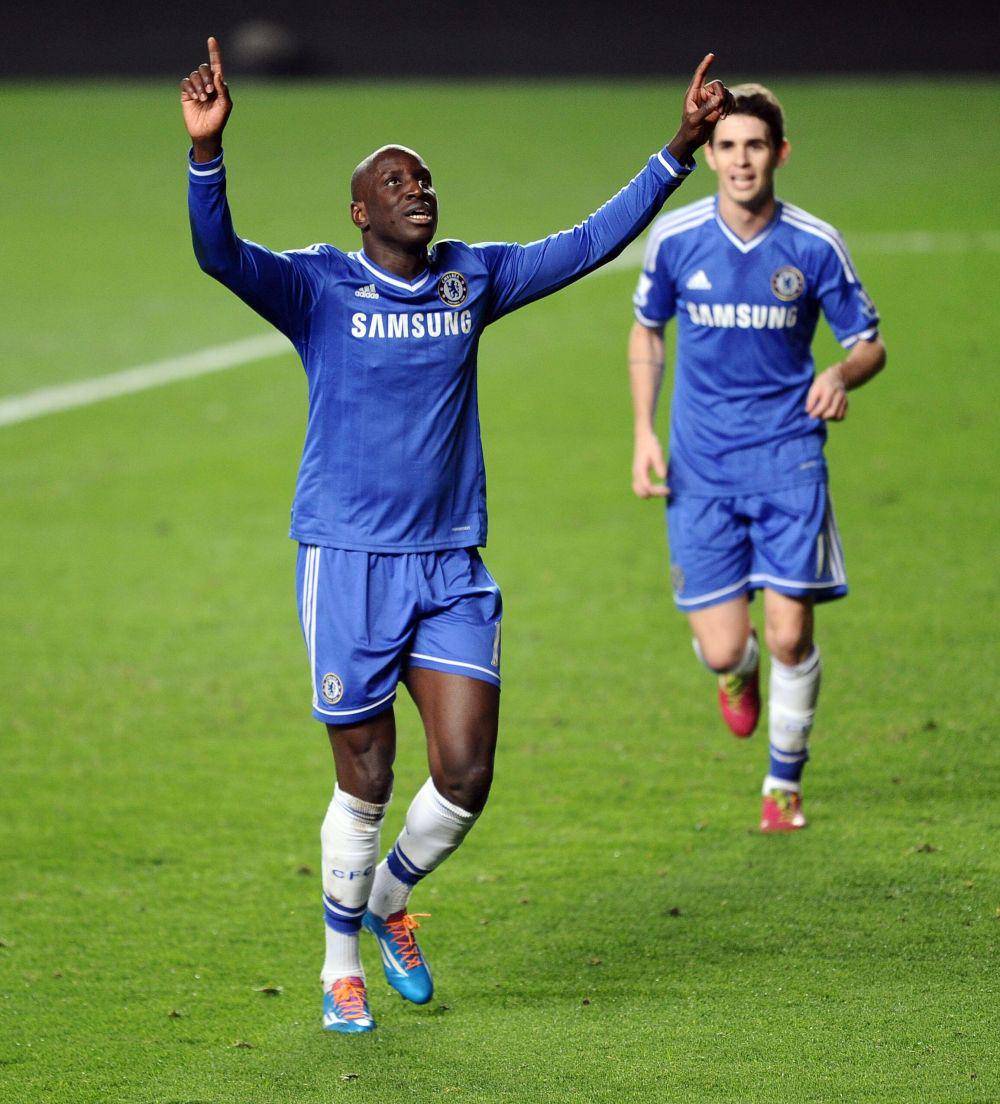 potret Demba Ba (twitter.com/ChelseaFC)