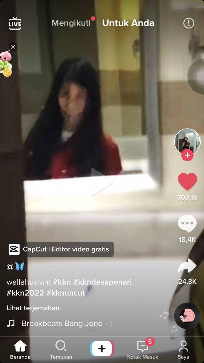 Viral diduga penampakan hantu KKN di Desa Penari (twitter.com/Theyluvazzuri)