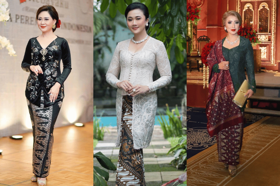9 Ide Kebaya dan Perhiasan ala Istri Pejabat, Mewahnya Bikin Terpana