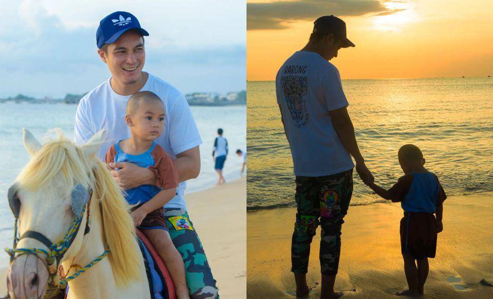 kolase potret Baim Wong dan Kiano (instagram.com/baimwong)