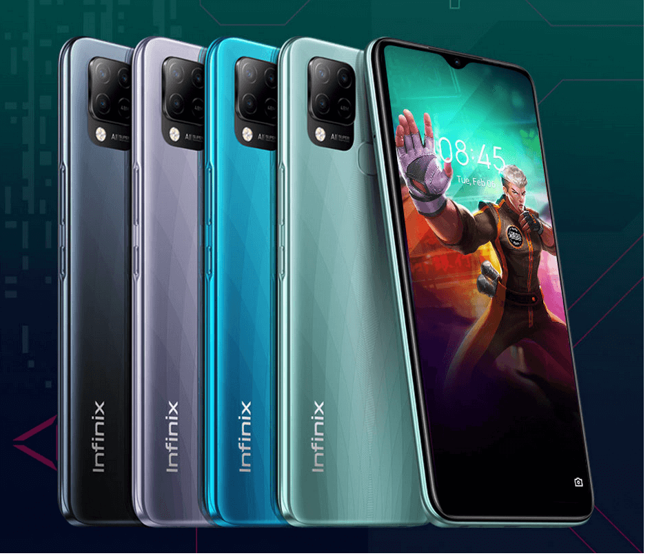 desain dan layar Infinix Hot 10S (infinixmobility.com)