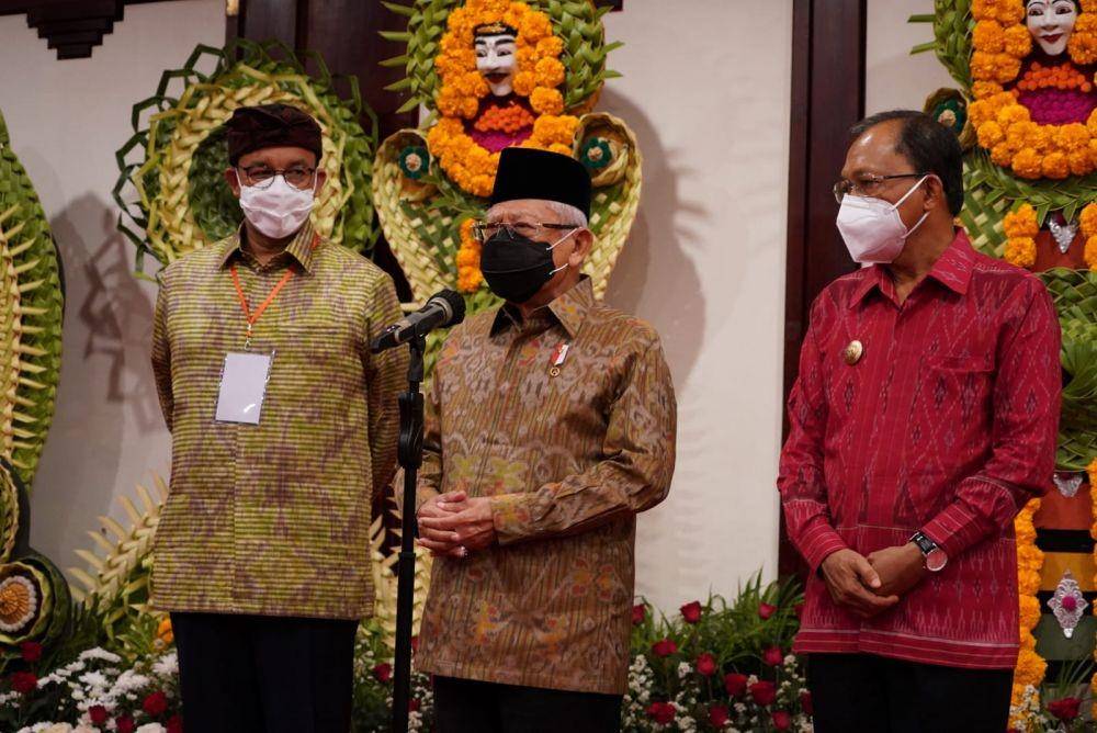Wapres Ma'ruf Amin buka Rakornas APPSI 2022 di Bali (dok. Setwapres)