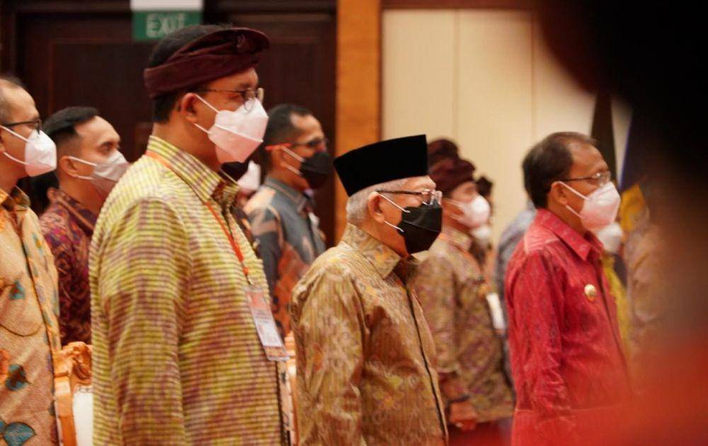 Wapres Ma'ruf Amin buka Rakornas APPSI 2022 di Bali (dok. Setwapres)