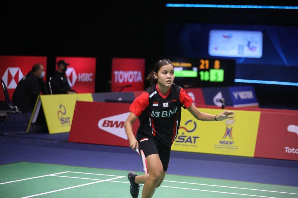 [BREAKING] Bilqis Prasista Kalahkan Akane Yamaguchi di Piala Uber 2022
