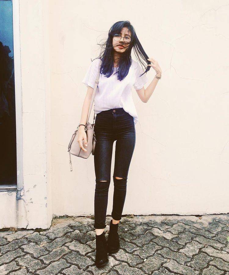OOTD street style ala Shenina Cinnamon (instagram.com/shenacinnamon)