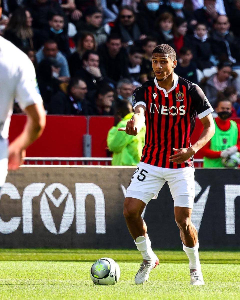 Jean-Clair Todibo saat membela OGC Nice di Ligue 1. (instagram.com/jctodibo)
