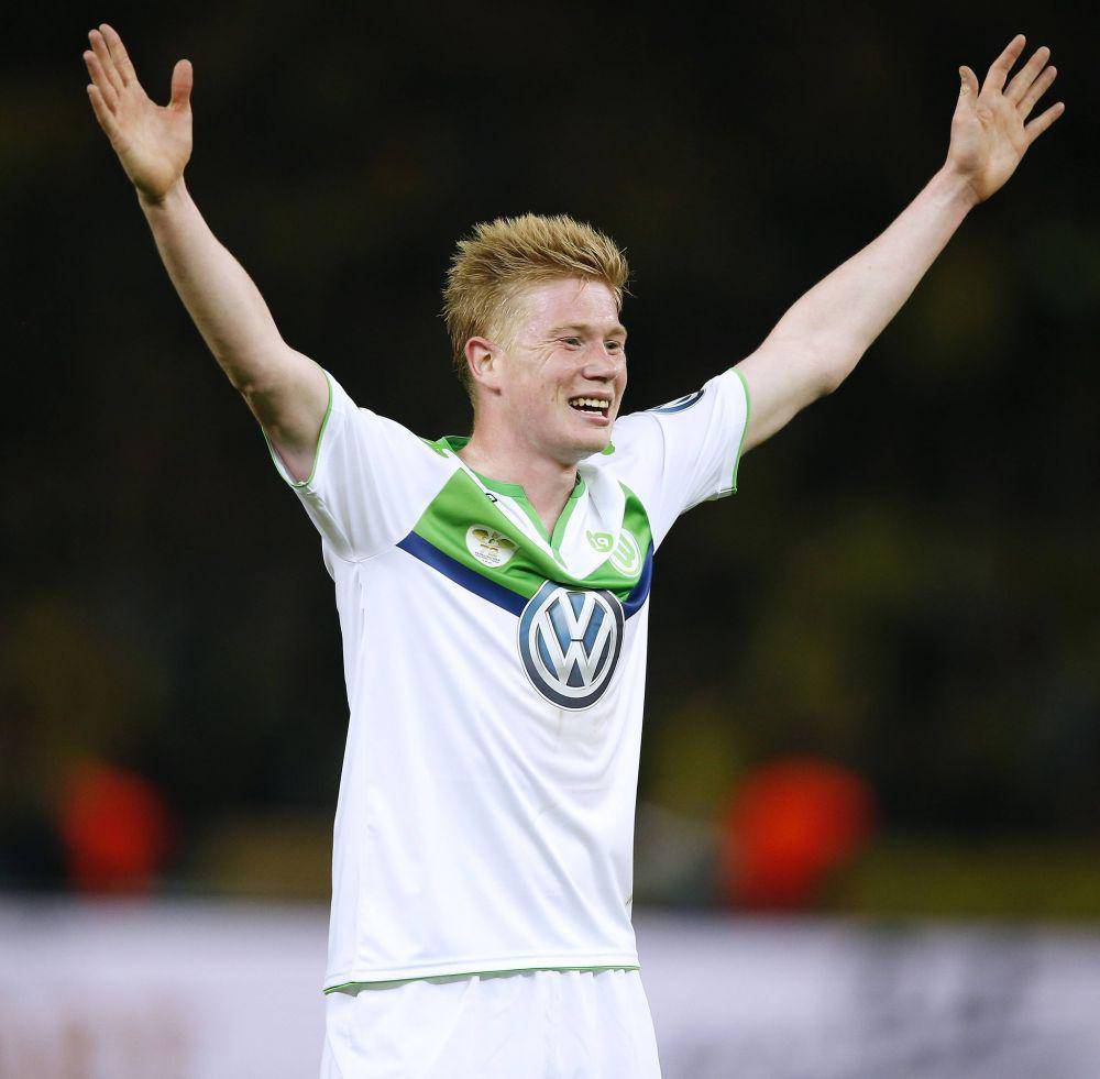Kevin De Bruyne ketika masih bermain untuk VfL Wolfsburg. (twitter.com/VfL_Wolfsburg)