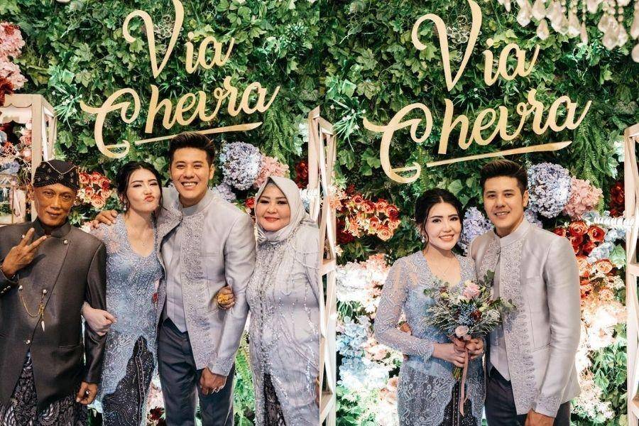Kebaya dan makeup lamaran Via Vallen. (instagram.com/viavallen / instagram.com/moirephoto)