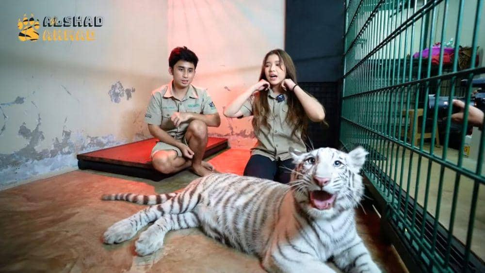 Tiara Andini dan Alshad melihat Selen yang sedang sakit. (dok.youtube.com/AlshadAhmad)