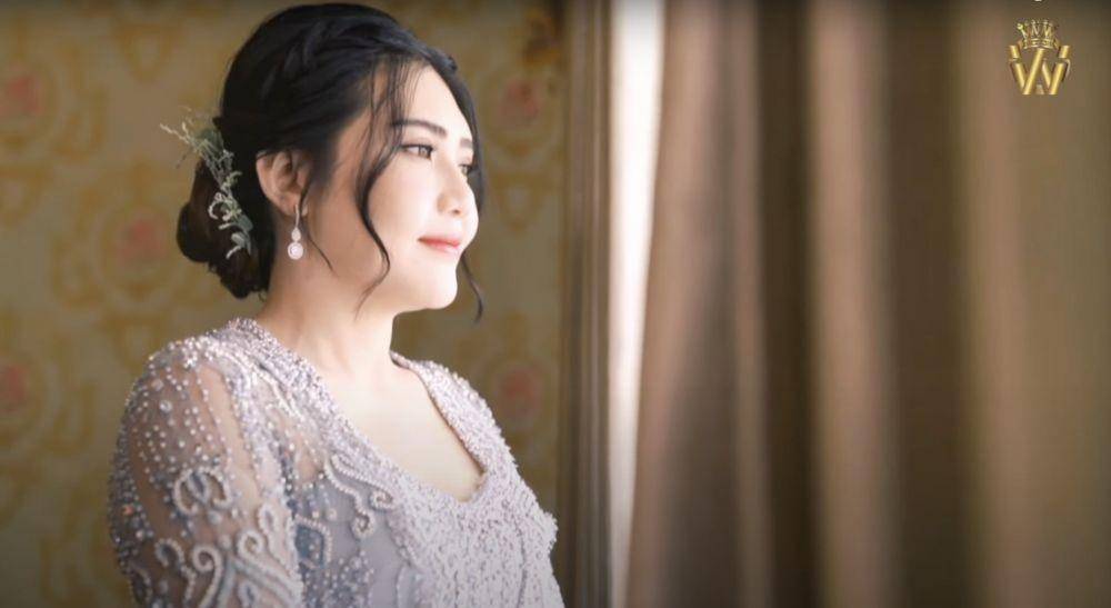 Kebaya dan makeup lamaran Via Vallen. (youtube.com/ Via Vallen Official)