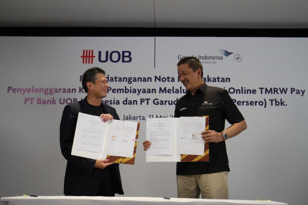 Kolaborasi UOB-Garuda Indonesia Permudah Pembelian Tiket Pesawat