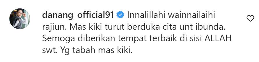 Ucapan duka artis (instagram.com/kikifarrel_)