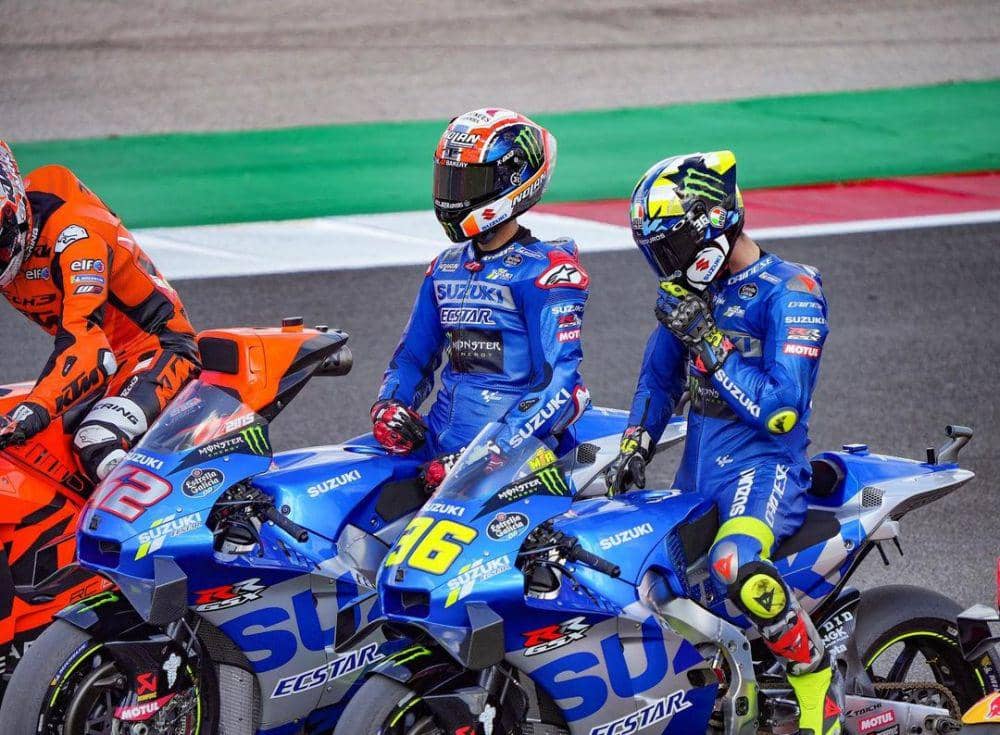 Alex Rins dan Joan Mir (instagram.com/suzukimotogp)