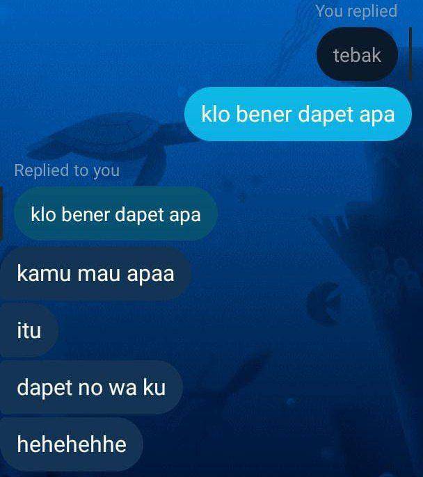 Pick up line flirting (twitter.com/ajengjee)