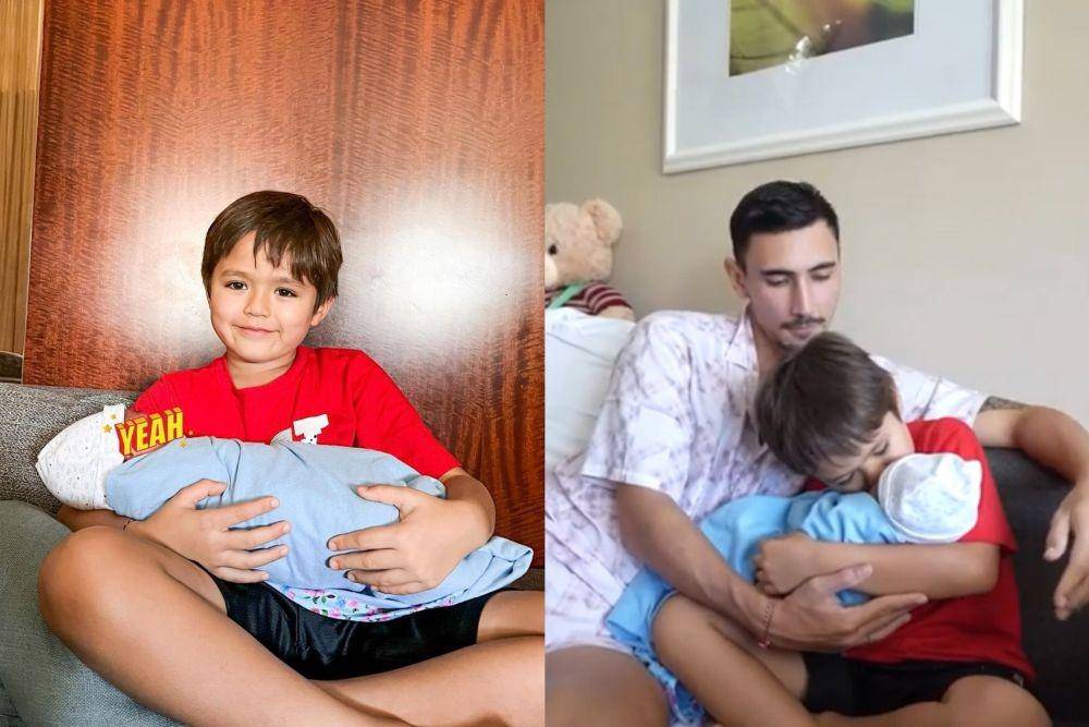 potret El Barack bareng adik dan ayah sambungnya, Vincent Verhaag (instagram.com/alexanderbarackel | youtube.com/jessicaiskandar)
