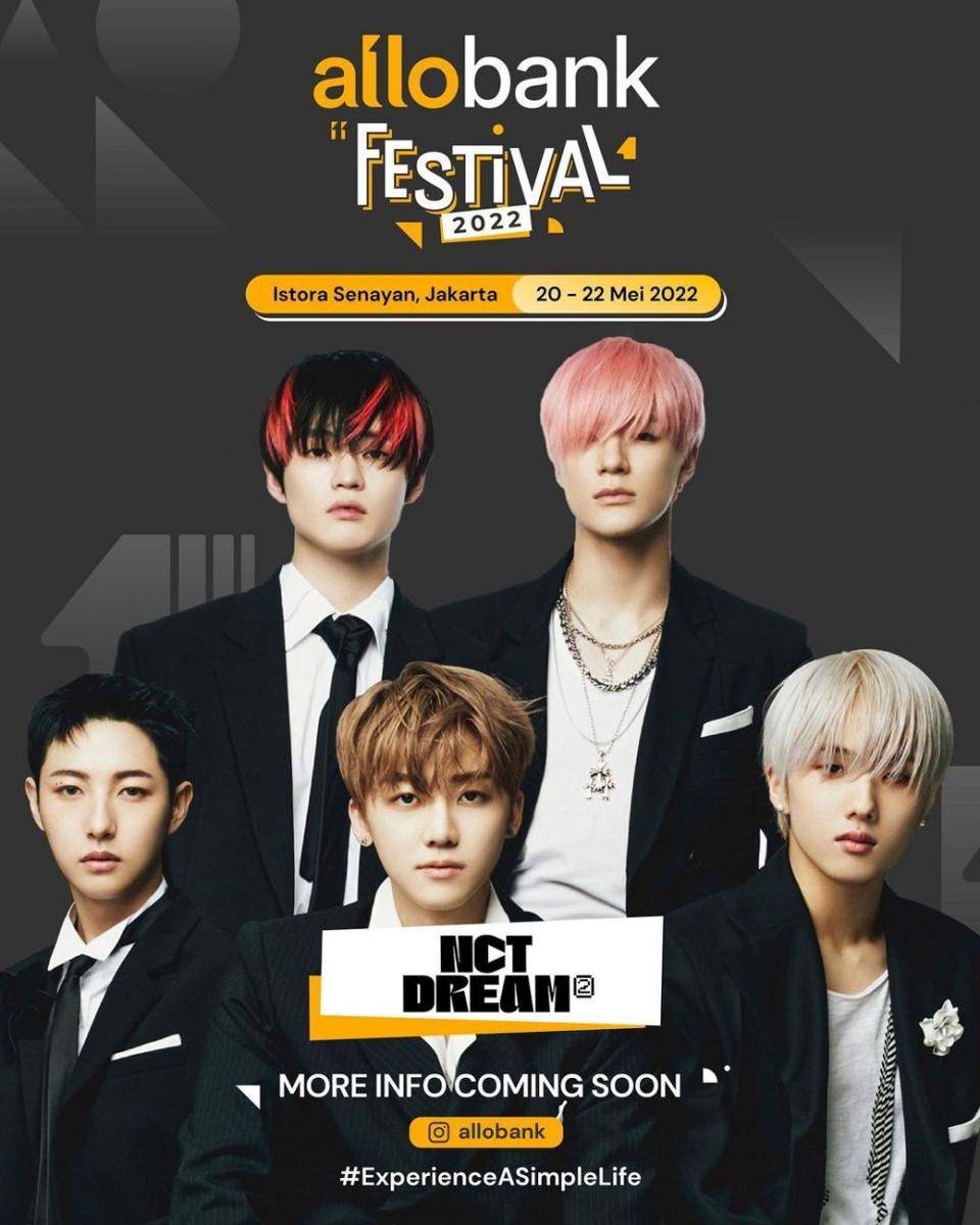 NCT Dream di Allo Bank Festival (twitter.com/NCTDREAMCENTER)