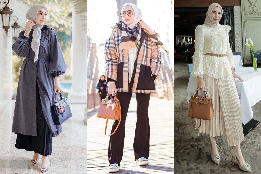 9 Gaya Hijab Erin Taulany, Seleranya Mewah bak Istri Sultan!