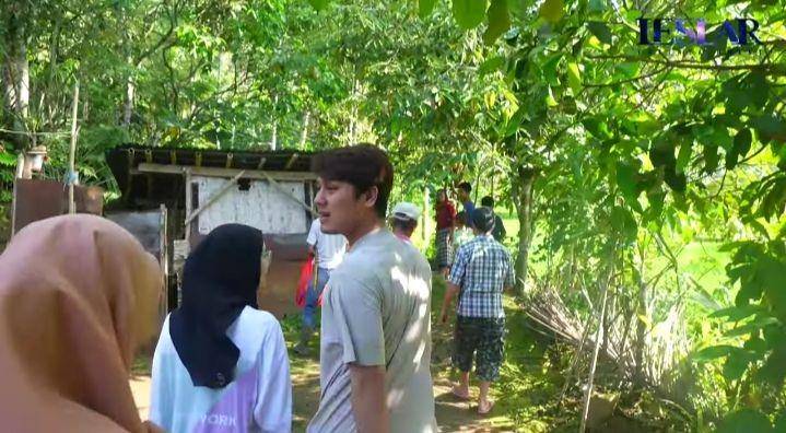 potret Lesti-Billar main ke curug (youtube.com/Leslar Entertainment)