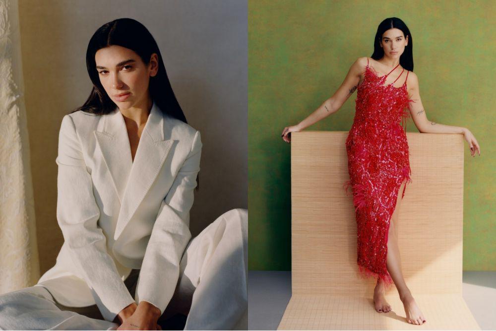 10 Potret Dua Lipa di Vogue Magazine Juni/Juli 2022, Super Stunning!