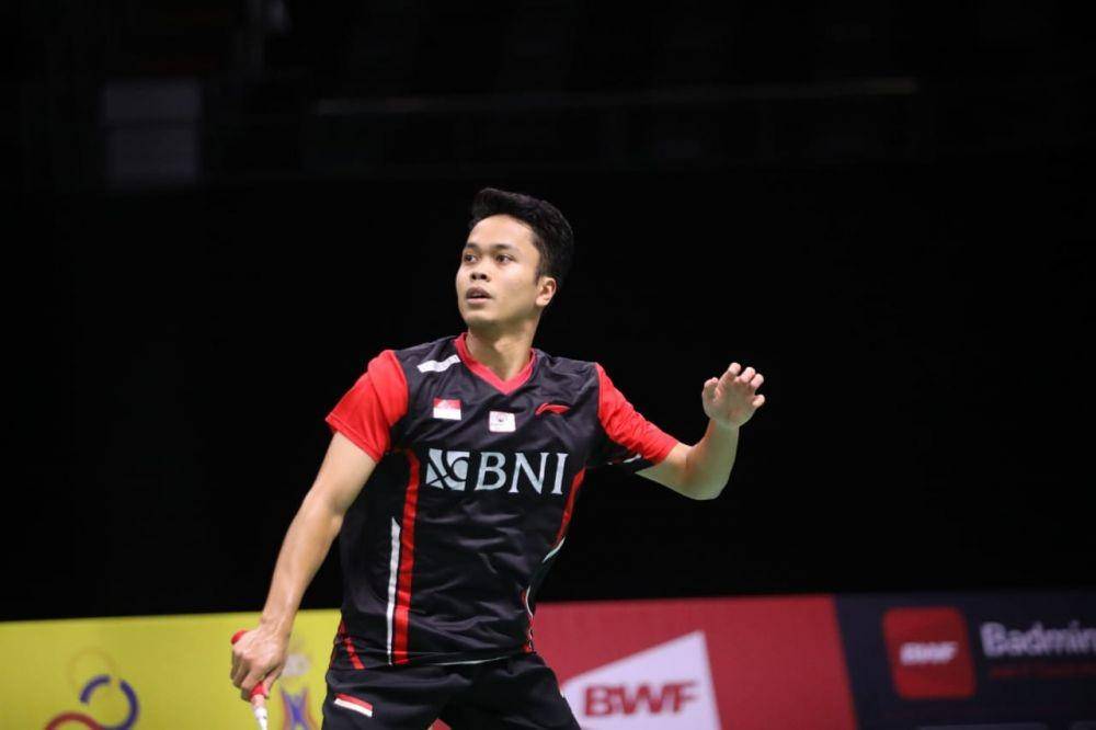 Anthony Sinisuka Ginting di Thomas Cup 2022 (Dok. PP PBSI)