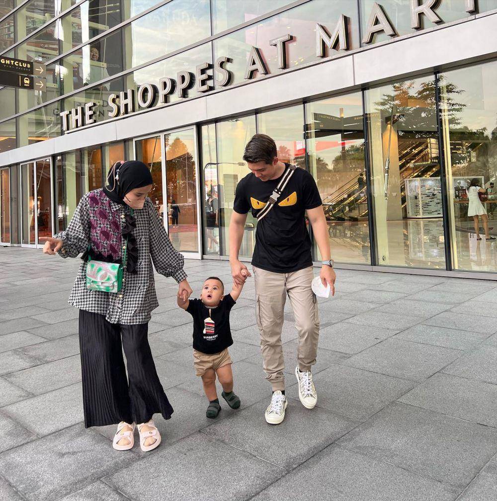 ekspresi cute Ukkasya saat liburan ke Singapura (instagram.com/zaskiasungkar15)