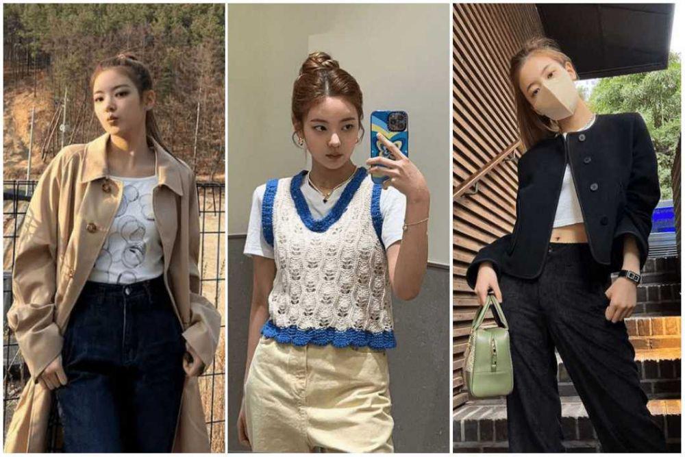 10 Inspirasi Gaya Kasual untuk Hangout ala Lia ITZY, Classy!