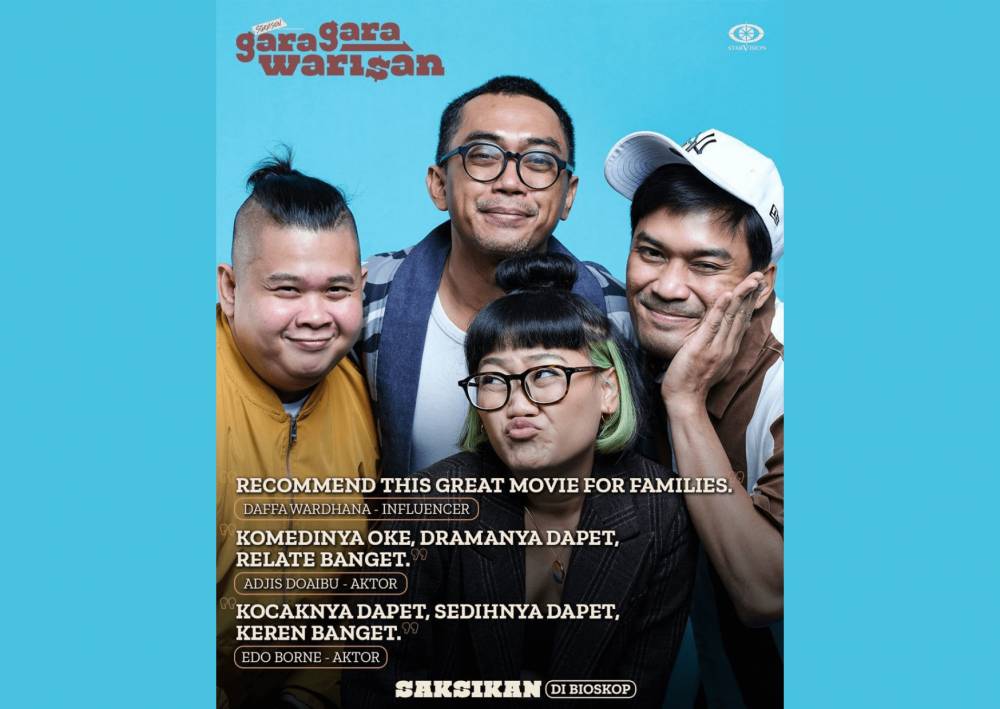 Beberapa komedian di film gara-gara warisan disertai komentar positif untuk filmnya (instagram.com/garagarawarisan)