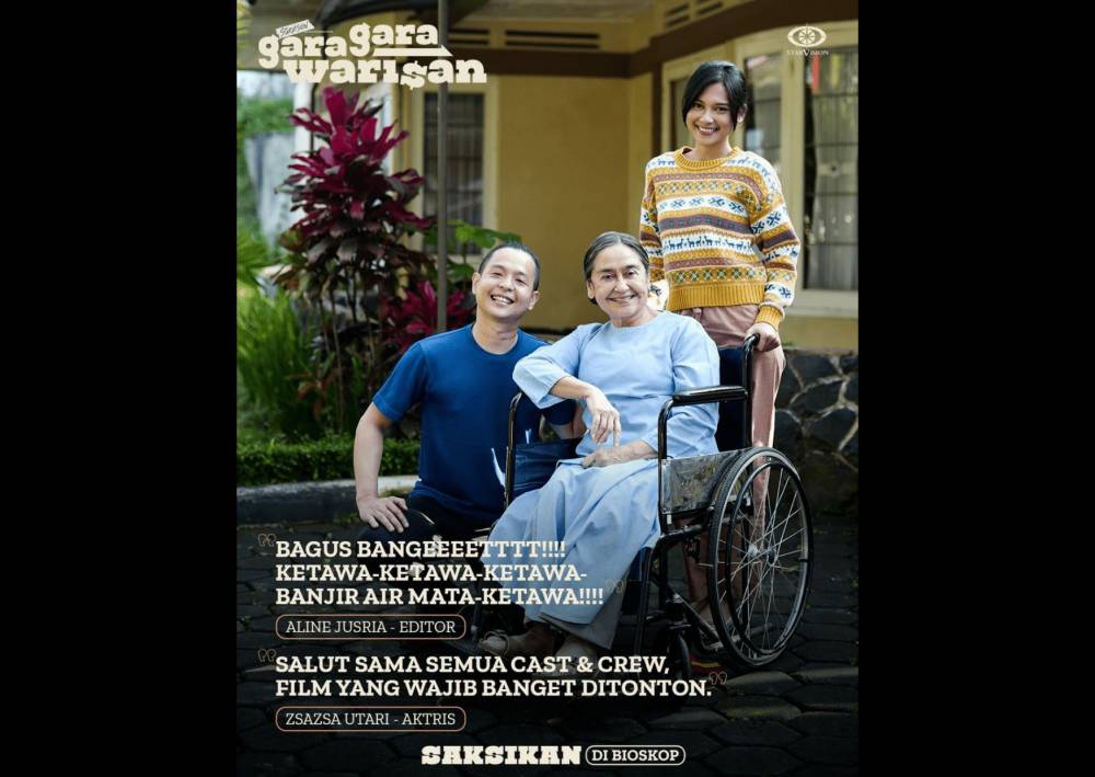 Beberapa pemain film gara-gara warisan disertai komentar positif untuk filmnya (instagram.com/garagarawarisan)