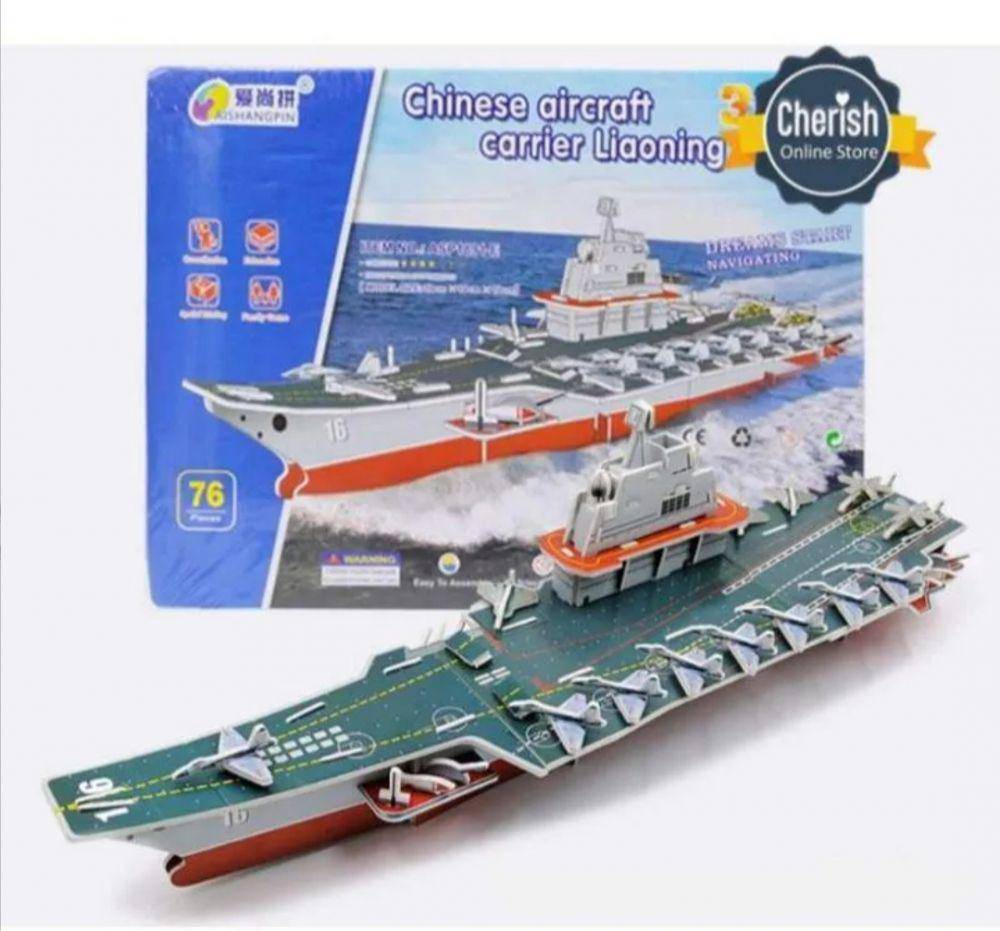 3D Puzzle Chinese Aircraft Carrier Liaoning (blibli.com/Cherish Online)