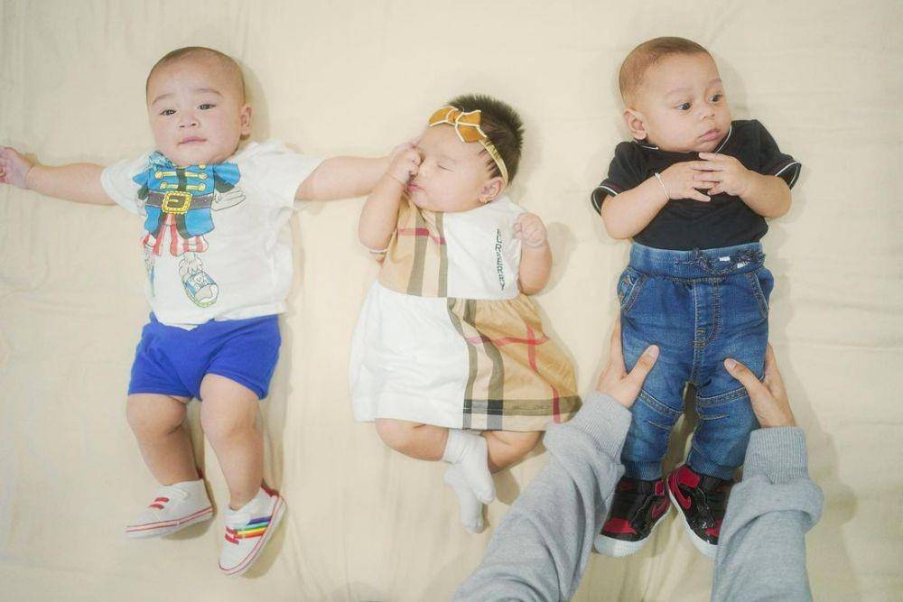 potret playdate Rayyanza, Ameena dan Leslar (instagram.com/lestykejora)
