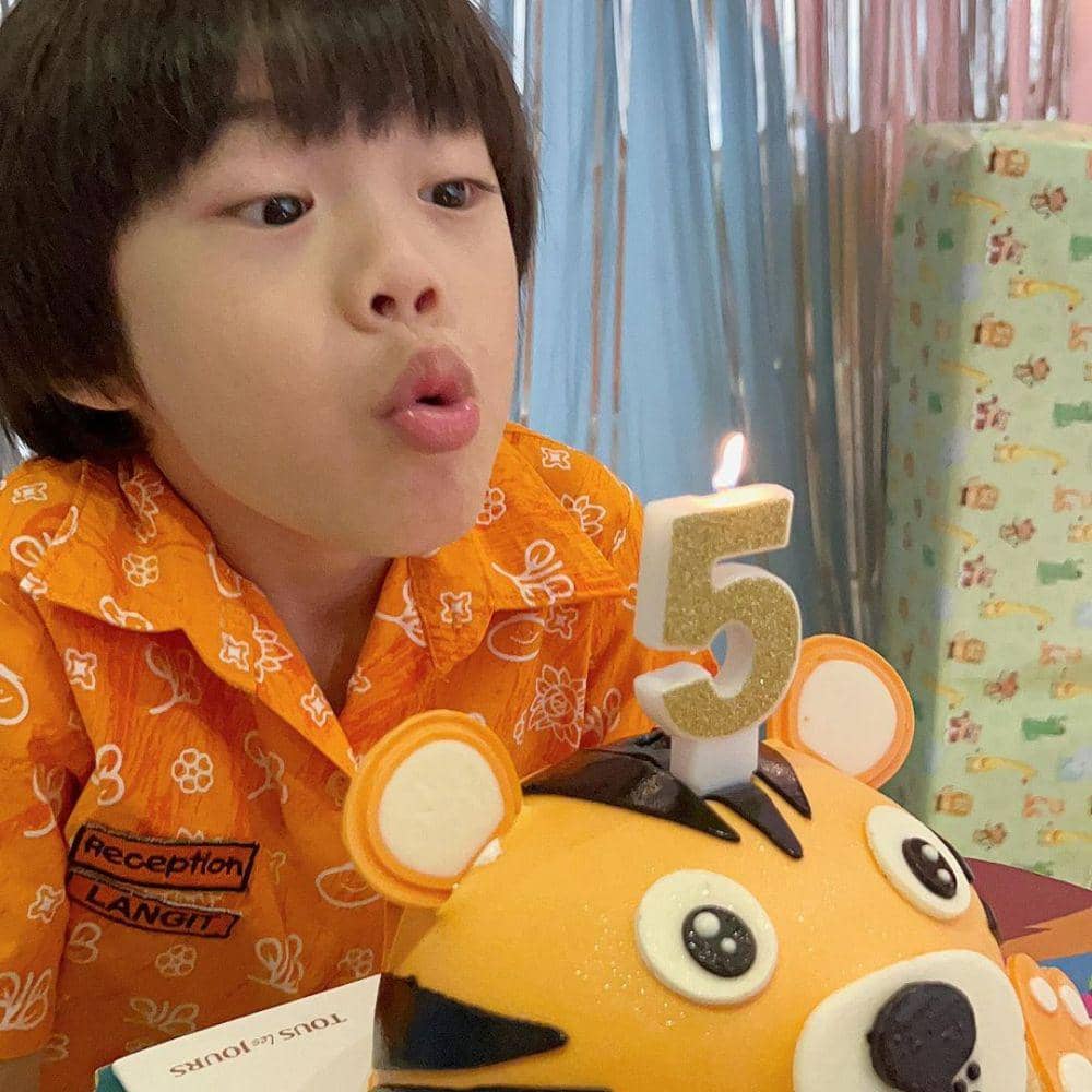 potret Langit anak Omesh yang rayakan ulang tahun (instagram.com/dianayulestari)