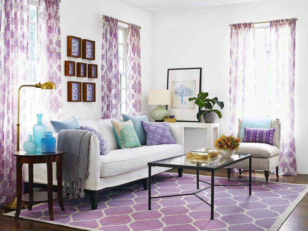 10 Inspirasi Desain Interior Bernuansa Lilac, Feminin nan Elegan