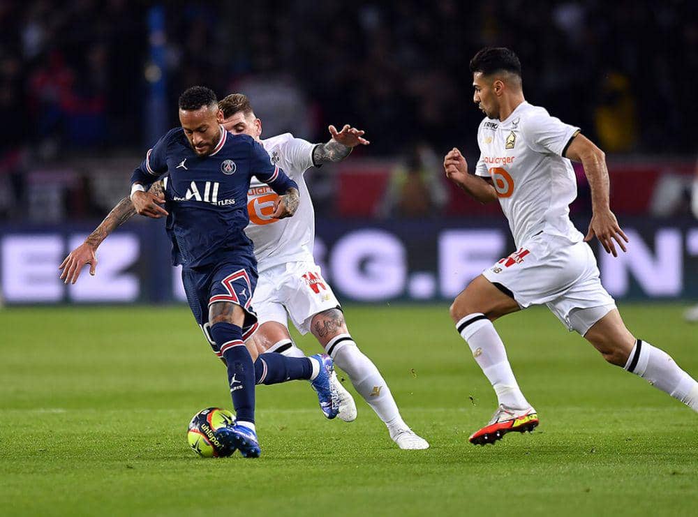 potret duel Lille vs PSG (psg.fr)