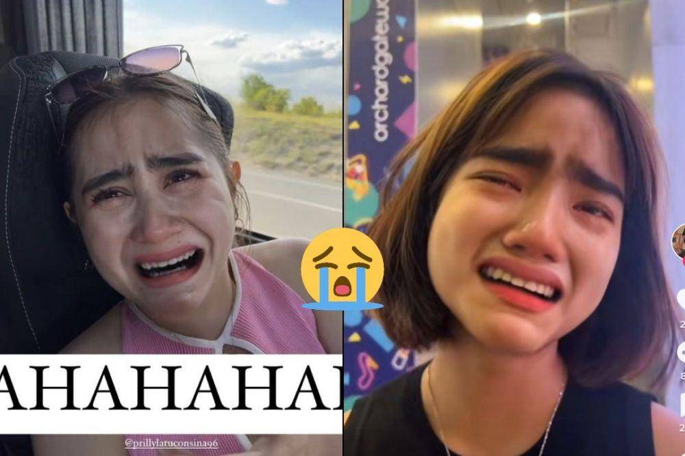 Artis kena prank filter nangis (Instagram.com/jejesoekarno | TikTok.com/thariqhalilintar)
