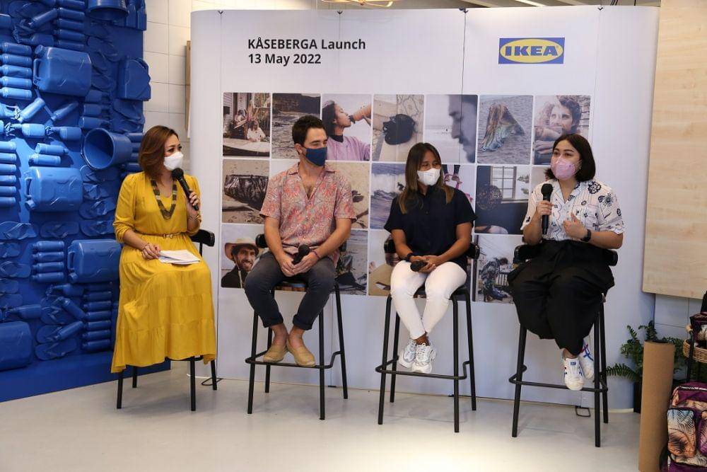 Liputan Virtual Peluncuran Koleksi Produk KÅSEBERGA Kolaborasi IKEA dan WSL, Jumat (13/5/2022). IDN Times/Agnes Z. Yonatan