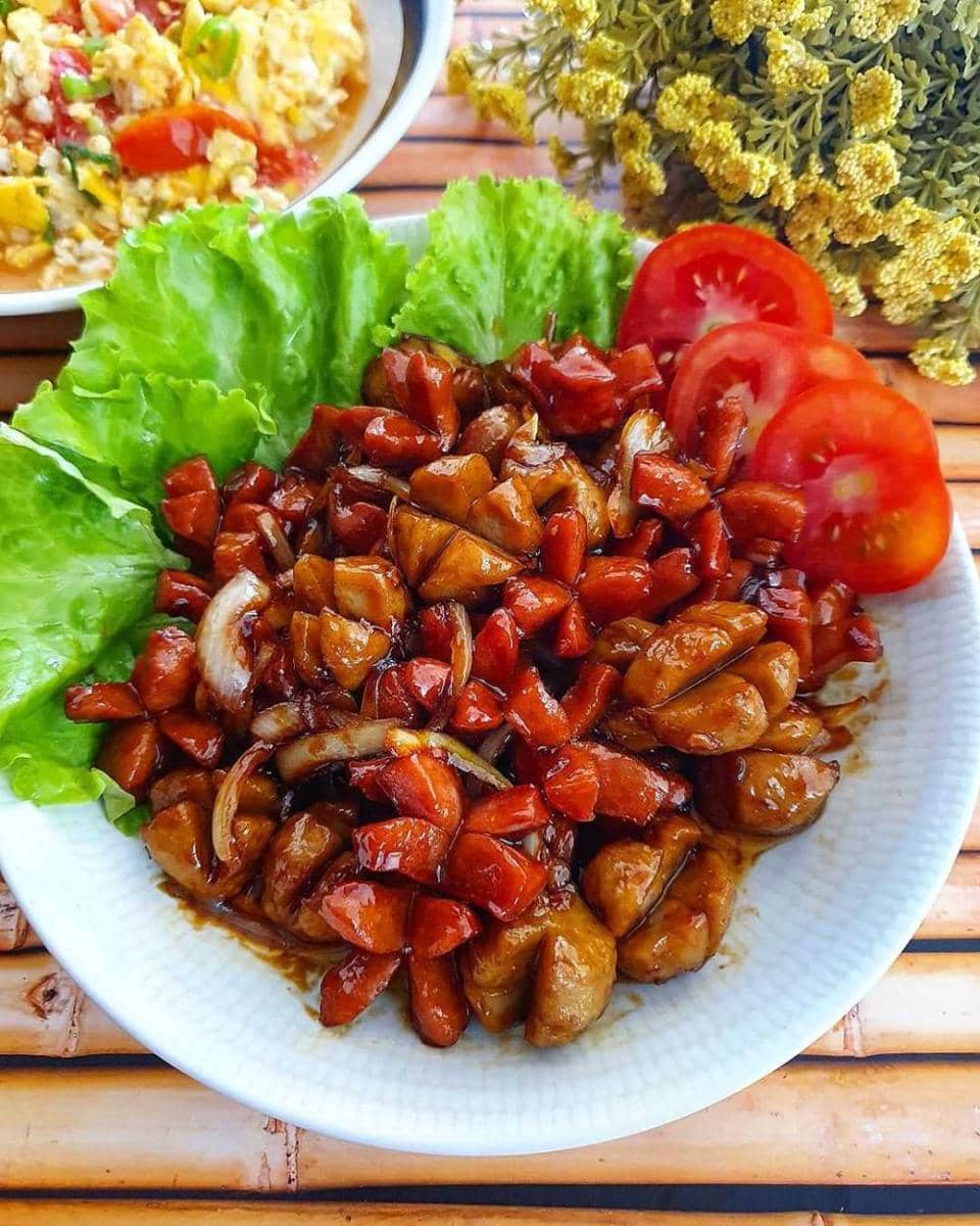 sosis bakso saus mentega (instagram.com/yscooking)