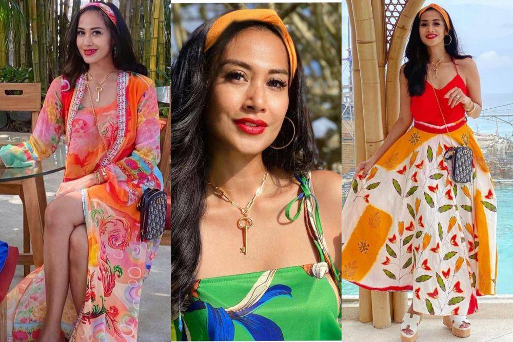 kolase potret Diah Permatasari di Bali (instagram.com/dps_diahpermatasari)