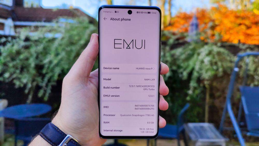 performa Huawei nova 9 (techadvisor.com)