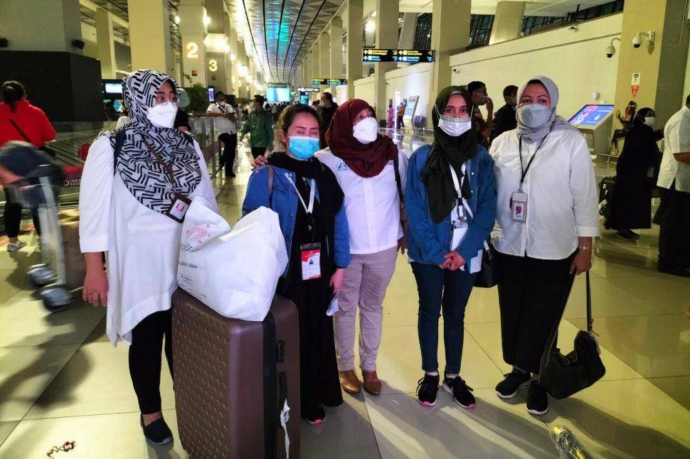 Kementerian Sosial mengawal kepulangan 183 Pekerja Migran Indonesia (PMI) dari Arab Saudi dan Malaysia. (dok. Kemensos)