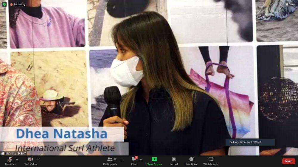 Liputan Virtual Peluncuran Koleksi Produk KÅSEBERGA Kolaborasi IKEA dan WSL, Jumat (13/5/2022). IDN Times/Agnes Z. Yonatan